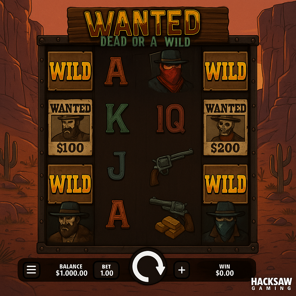 Rollbit - Wanted Dead or a Wild Slot Game - Hacksaw Gaming